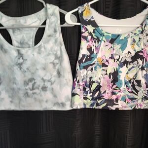 Reebok Women's Sports Bras in Marble and Floral Prints